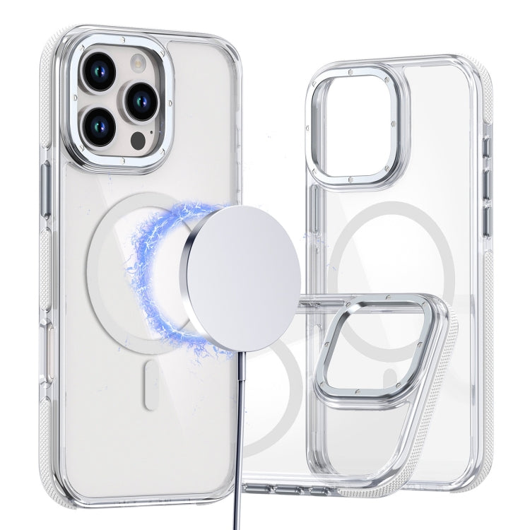 Dual-Color Clear Acrylic Hybrid TPU MagSafe Phone Case, Series 6