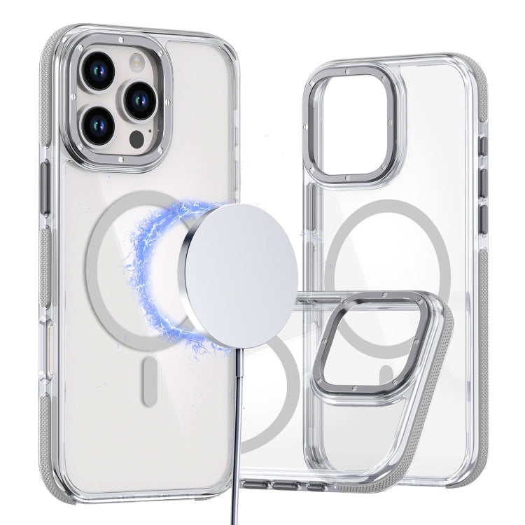 Dual-Color Clear Acrylic Hybrid TPU MagSafe Phone Case, Series 6