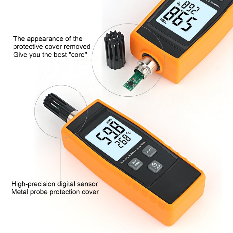 RZ852 Digital Temperature and Humidity Meter Reluova