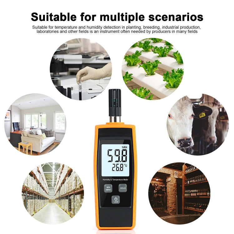 RZ852 Digital Temperature and Humidity Meter Reluova