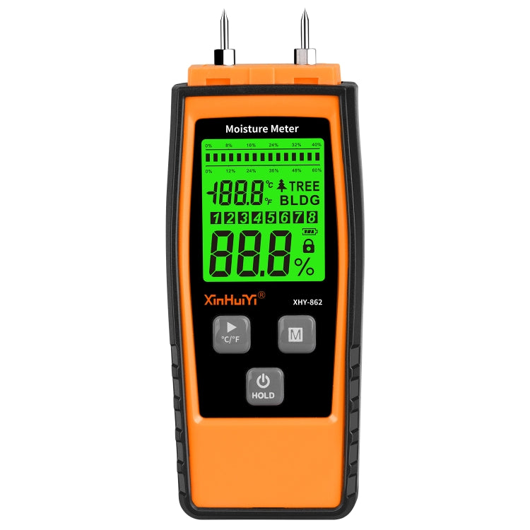 RZ862 Detachable Probe Wood Moisture Tester Reluova