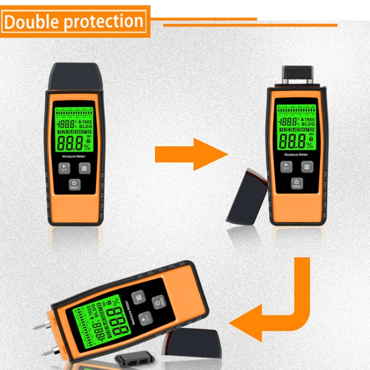 RZ862 Detachable Probe Wood Moisture Tester Reluova