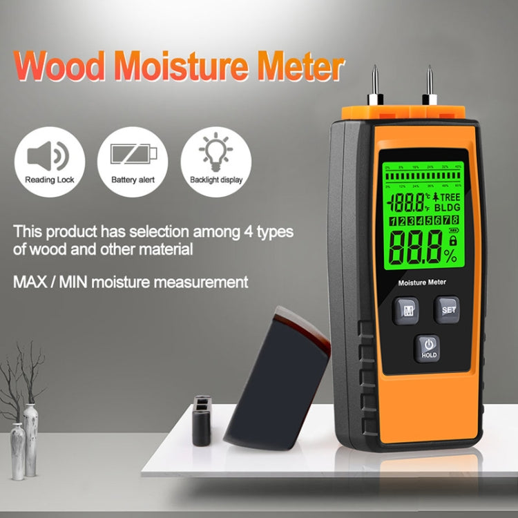 RZ862 Detachable Probe Wood Moisture Tester Reluova