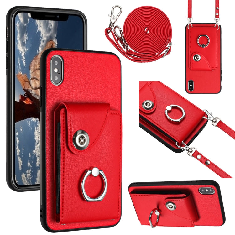 Organ Card Bag Ring Holder Phone Case with Long Lanyard, Series 3