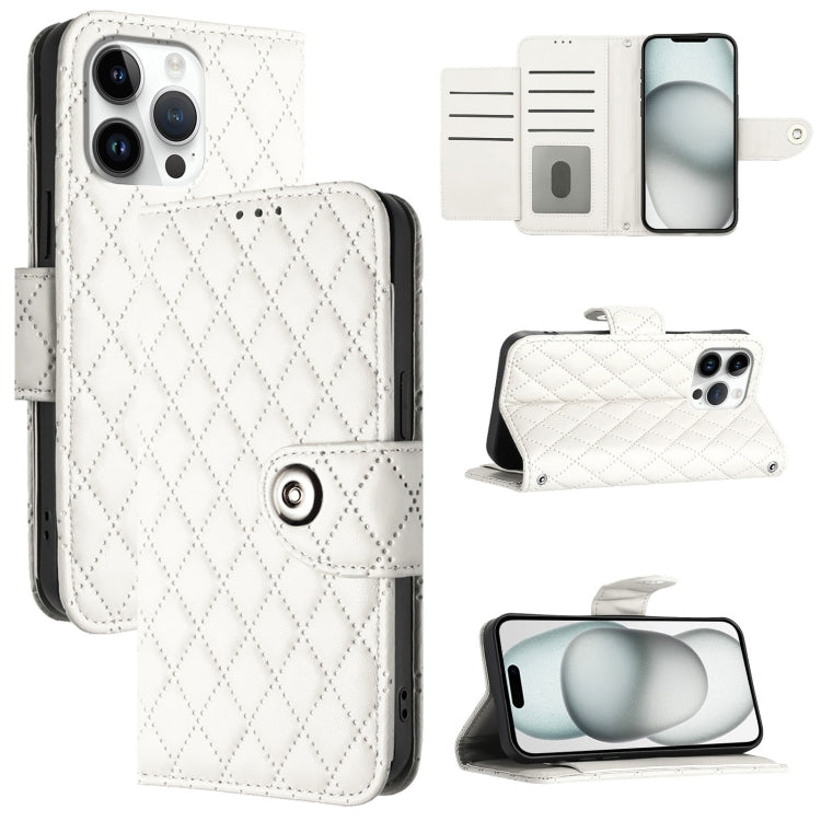 Rhombic Texture Flip Leather Phone Case with Lanyard, Series 3