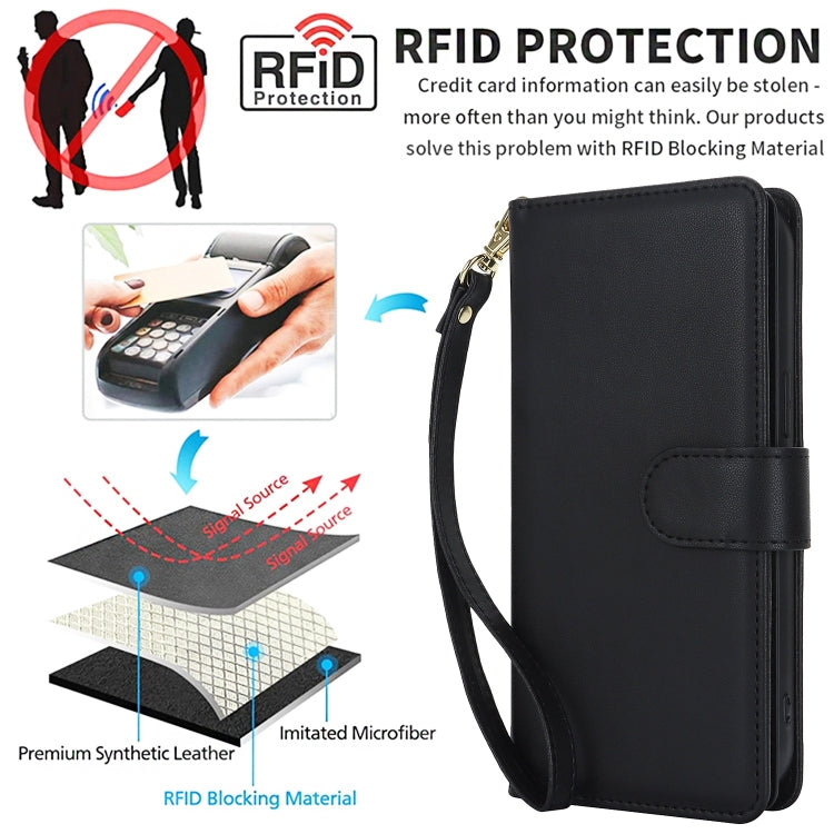 Multi-Card Wallet RFID Leather Phone Case, Series 3