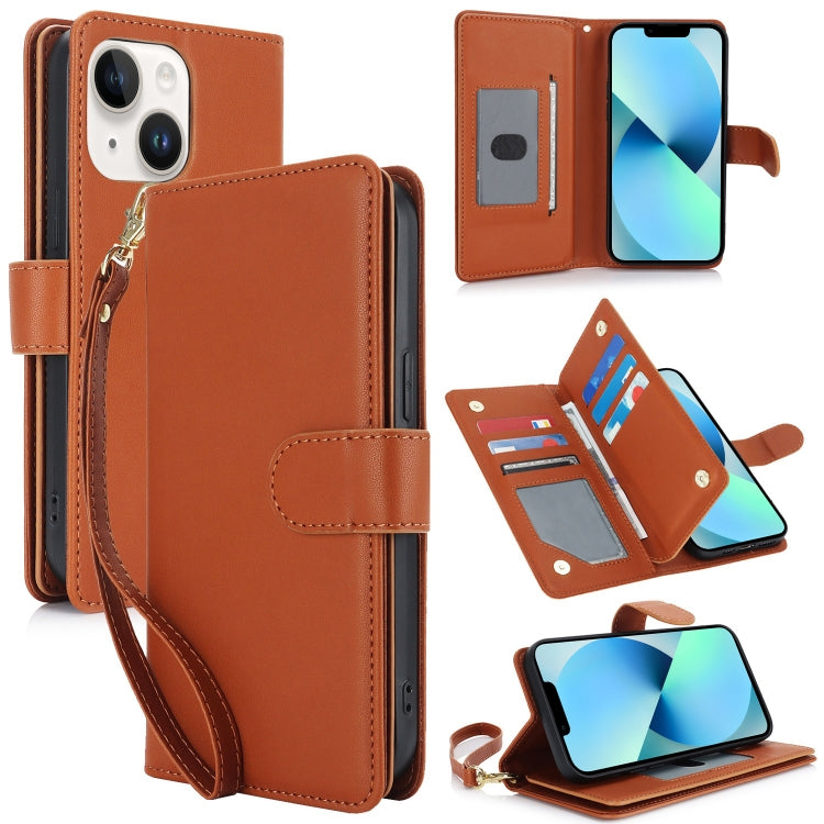 Multi-Card Wallet RFID Leather Phone Case, Series 5