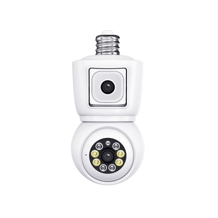 ESCAM QF202 E27 2x2MP Dual Lens Motion Detection Waterproof WiFi IP Two Way Audio Night Vision Camera Reluova