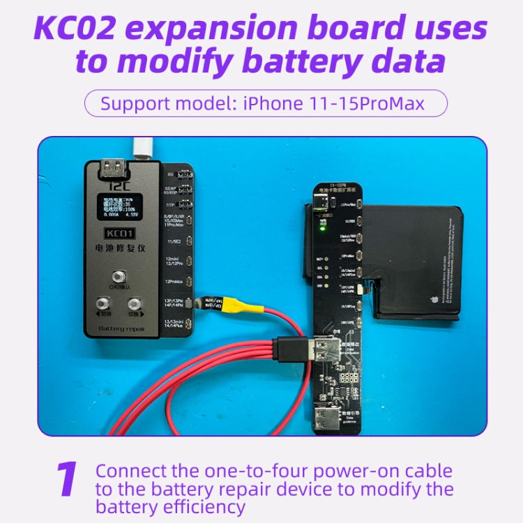 i2C KC02 Battery Data Repair Expansion Board Modifying Battery Efficiency for iPhone 11-15 Pro Max My Store