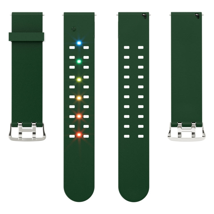 Luminous Colorful Light Silicone Watch Band, Series 4