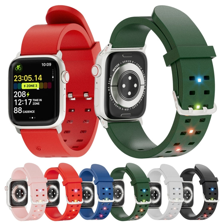 Luminous Colorful Light Silicone Watch Band, Series 1