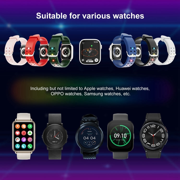 Luminous Colorful Light Silicone Watch Band, Series 1