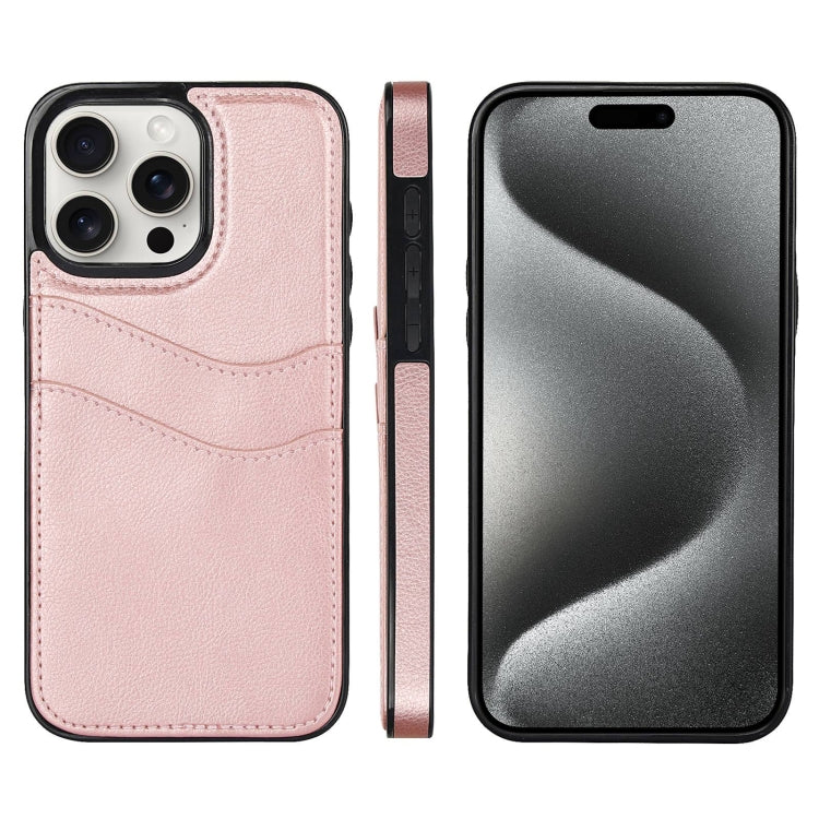 Litchi Leather Skin Card Slots Phone Case, Series 2