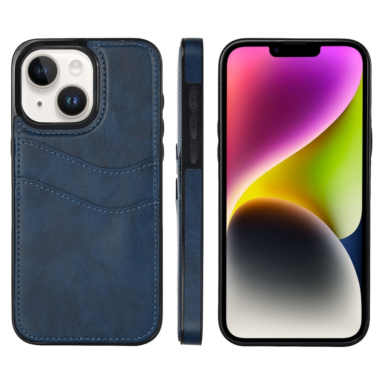 Litchi Leather Skin Card Slots Phone Case, Series 4