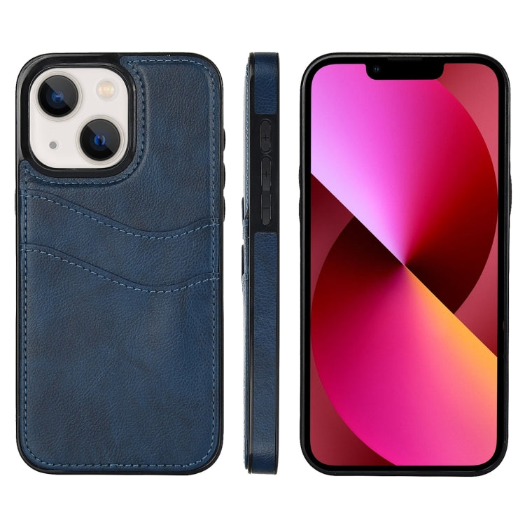 Litchi Leather Skin Card Slots Phone Case, Series 3