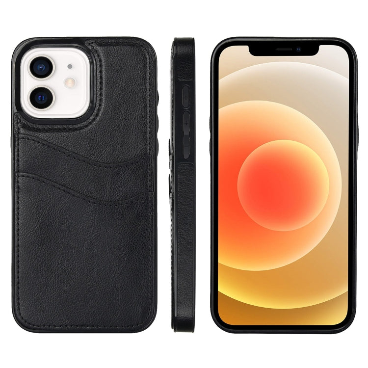 Litchi Leather Skin Card Slots Phone Case, Series 1