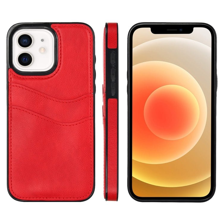 Litchi Leather Skin Card Slots Phone Case, Series 1