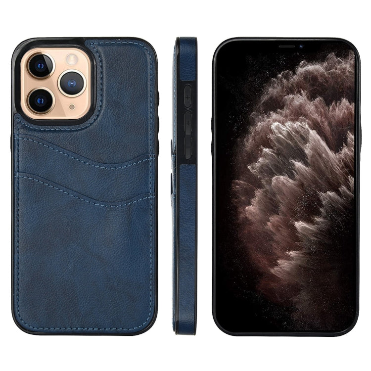 Litchi Leather Skin Card Slots Phone Case, Series 2