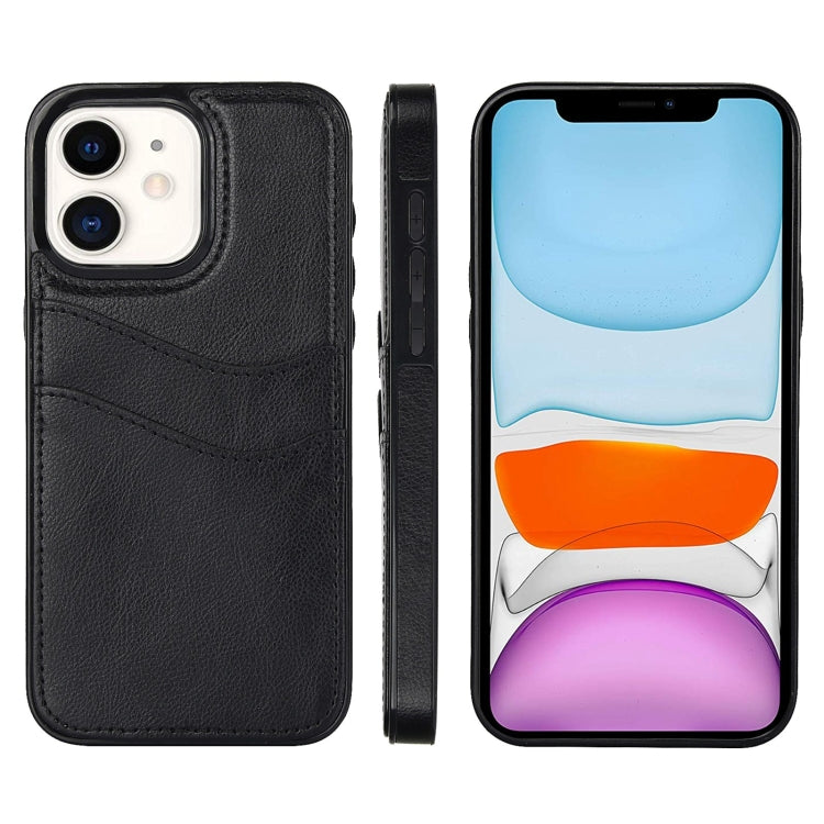 Litchi Leather Skin Card Slots Phone Case, Series 1