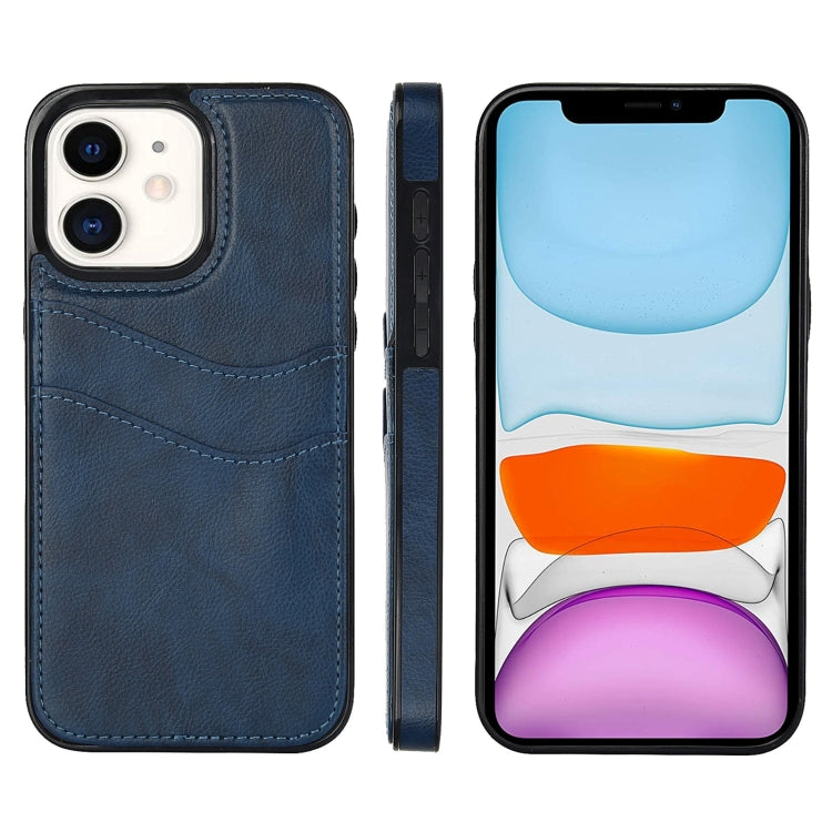 Litchi Leather Skin Card Slots Phone Case, Series 1