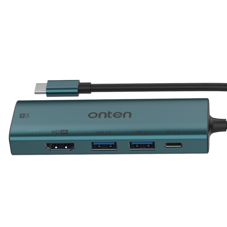 Onten UC126 5 in 1 USB-C / Type-C to Dual HDM I+ USB2.0 + PD3.0 Multi-function HUB Docking Station My Store