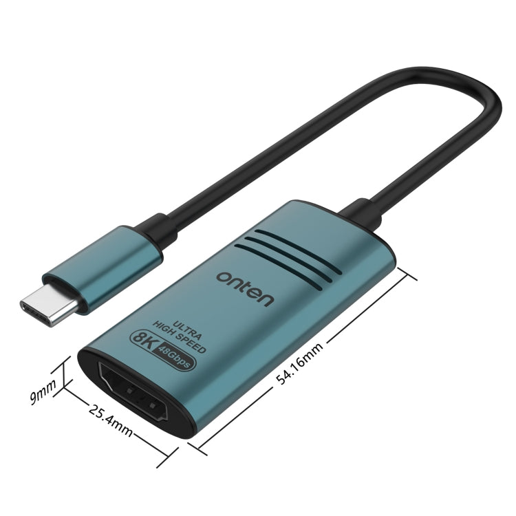 Onten UC981 8K 30Hz USB-C / Type-C to HDMI Video Converter Adapter