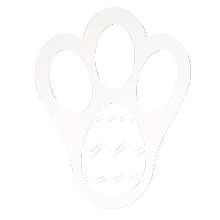 Acrylic Easter Bunny Footprint Template My Store