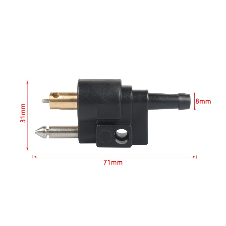 8mm Outboard External Oil Pipe Male Connector 6G1-24305-05