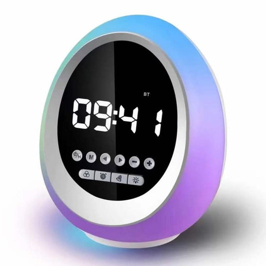 P13 Multifunctional RGB Wireless Bluetooth Speaker with Colorful Lights & Alarm & Clock