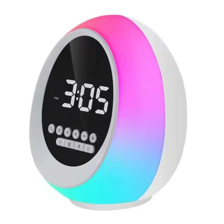 P13 Multifunctional RGB Wireless Bluetooth Speaker with Colorful Lights & Alarm & Clock