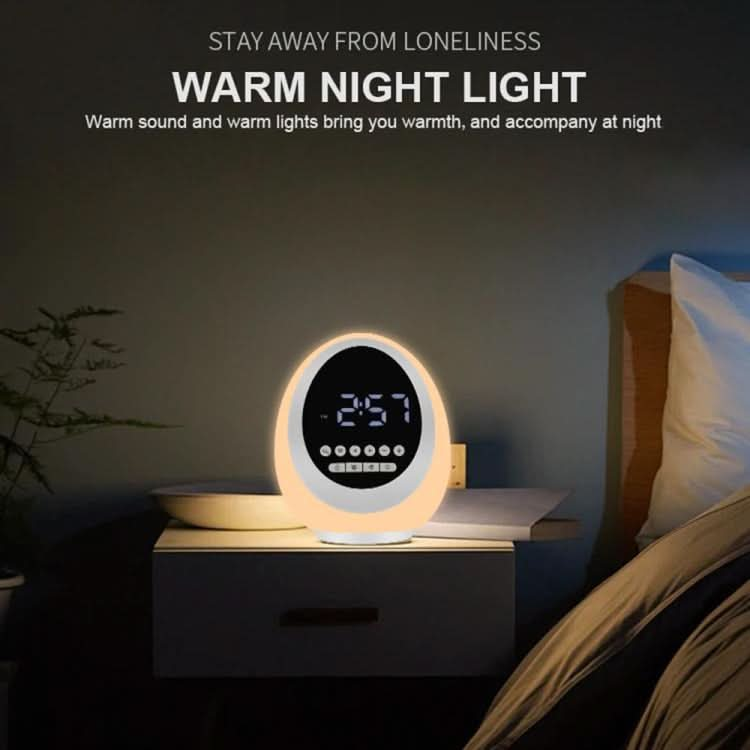 P13 Multifunctional RGB Wireless Bluetooth Speaker with Colorful Lights & Alarm & Clock