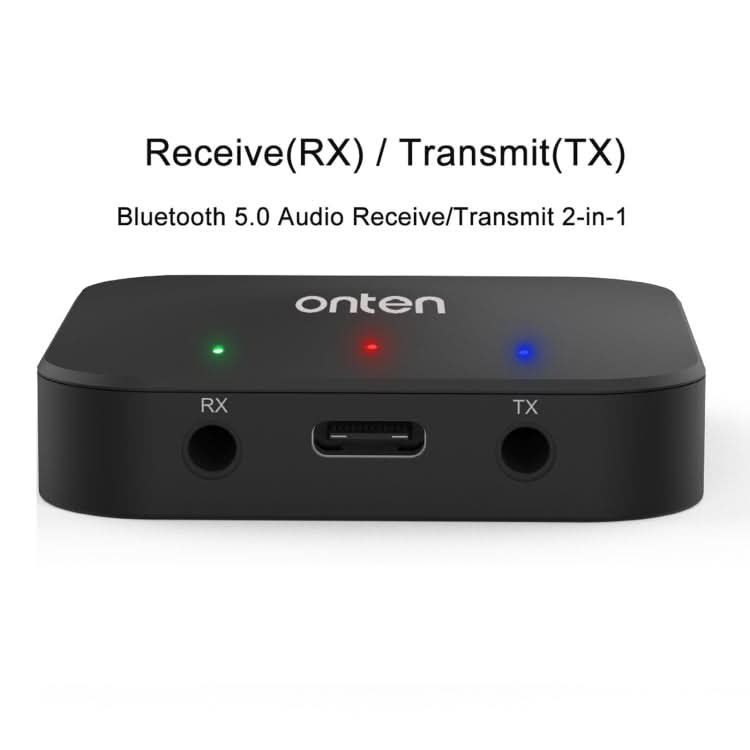 ONTEN OTN-BT102 2 in 1 Wireless Bluetooth Audio Receiving / Transmit Adapter