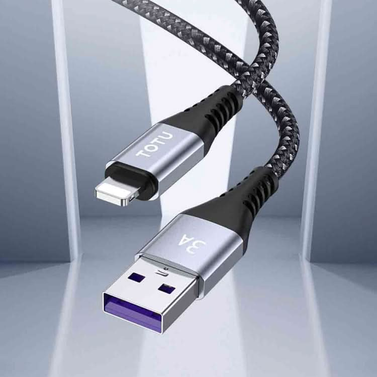 TOTU CB-5-L 15W USB to 8 Pin Data Cable, Length: 1m