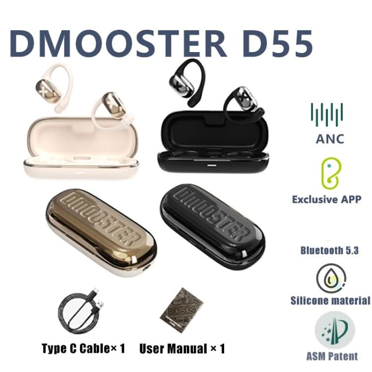 D MOOSTER D55 OWS Ear-Mounted ENC Bluetooth Earphones