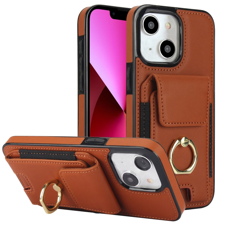 Elastic Card Bag Ring Holder Phone Case, Series 4