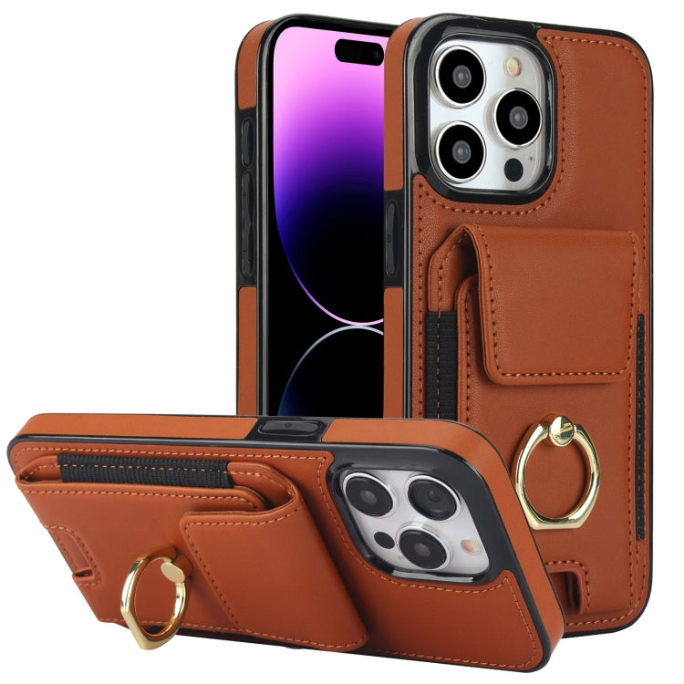 Elastic Card Bag Ring Holder Phone Case, Series 4