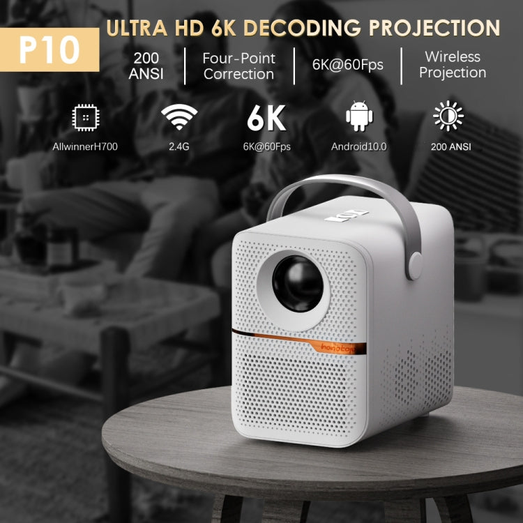 GXMO P10 Android 10 OS HD Portable WiFi Projector