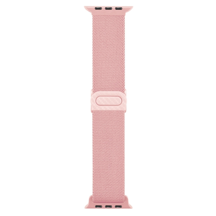 Carbon Fiber Texture Snap Buckle Nylon Watch Band, Series 3