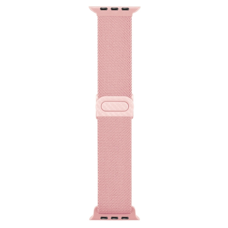 Carbon Fiber Texture Snap Buckle Nylon Watch Band, Series 11