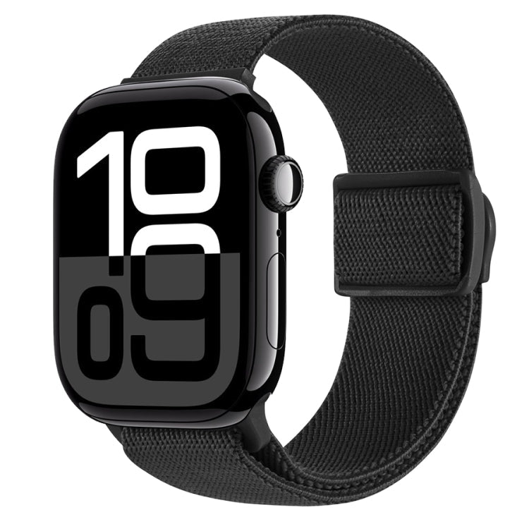 Carbon Fiber Texture Snap Buckle Nylon Watch Band, Series 11