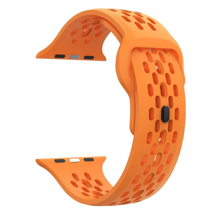 Oval Holes Fluororubber Watch Band, Series 2