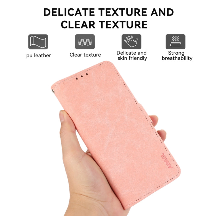 ABEEL Frosted Magnetic RFID Leather Phone Case, Series 2