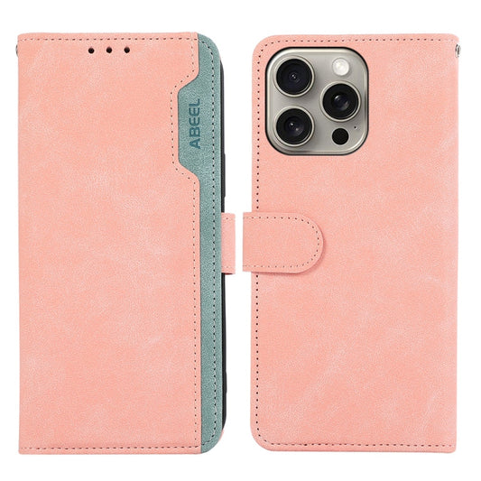 ABEEL Color Block Magnetic RFID Leather Phone Case, Series 2