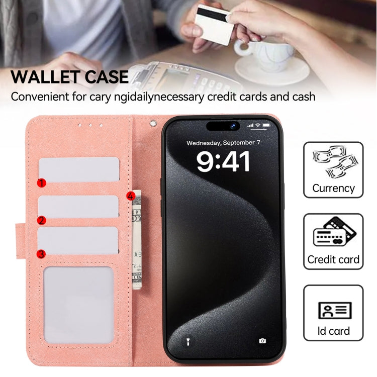 ABEEL Color Block Magnetic RFID Leather Phone Case, Series 2