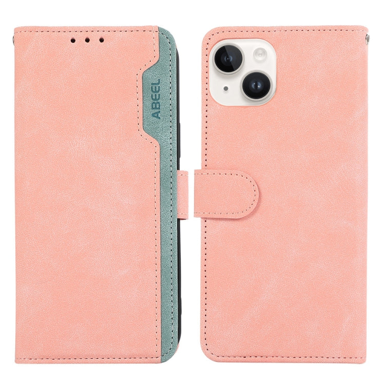 ABEEL Color Block Magnetic RFID Leather Phone Case, Series 3