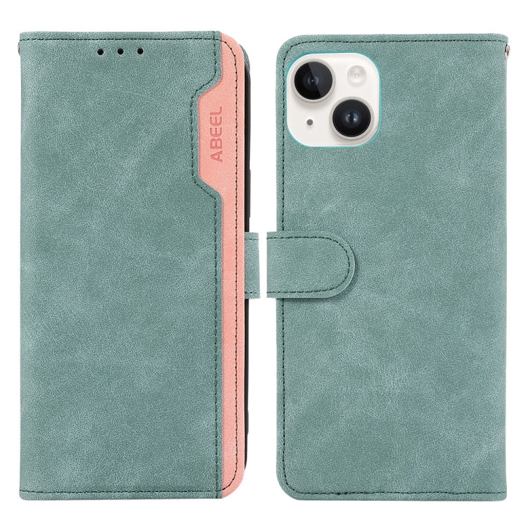 ABEEL Color Block Magnetic RFID Leather Phone Case, Series 3