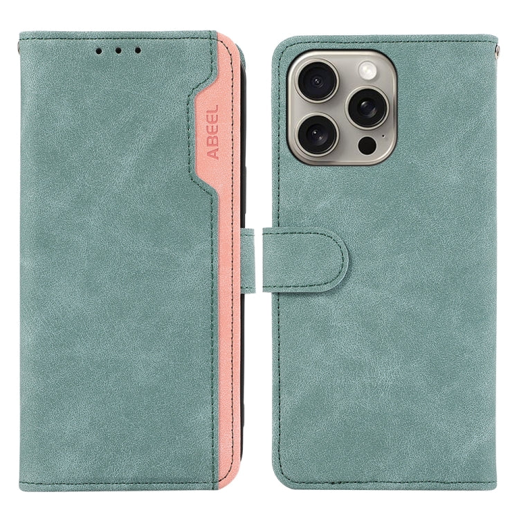 ABEEL Color Block Magnetic RFID Leather Phone Case, Series 3