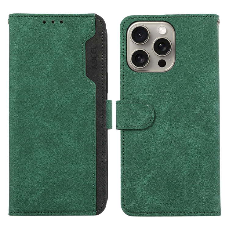 ABEEL Color Block Magnetic RFID Leather Phone Case, Series 1