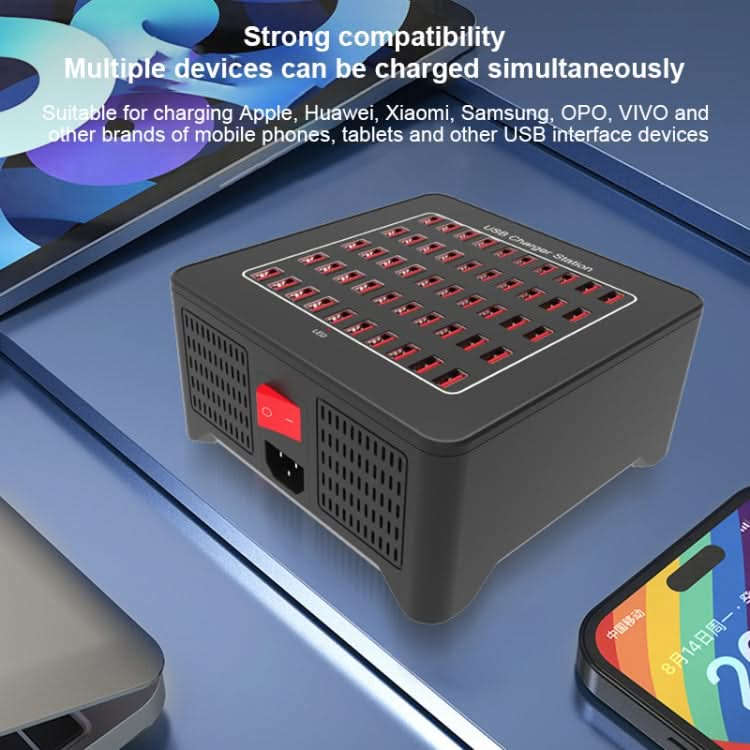 YFY-A77 250W 50 Ports USB Smart Charging Station