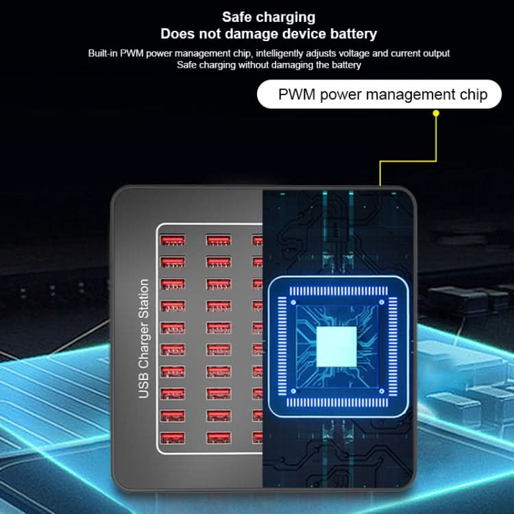 YFY-A77 250W 50 Ports USB Smart Charging Station